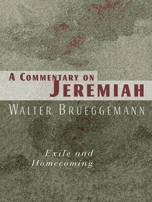 cover image of A Commentary on Jeremiah